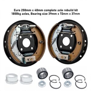 Euro 250mm x 40mm Axle Rebuild Kit