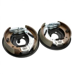 200mm x 50mm Euro Drum Brake Backplate Pair ( Knott )